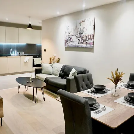 Central Manchester Luxury 2 Bed Apartment With Balcony Exterior foto